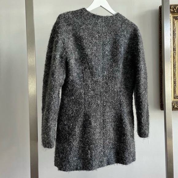 Georges Rech Vintage Grey Wool Boucle Blazer Jacket - Picture 3 of 5